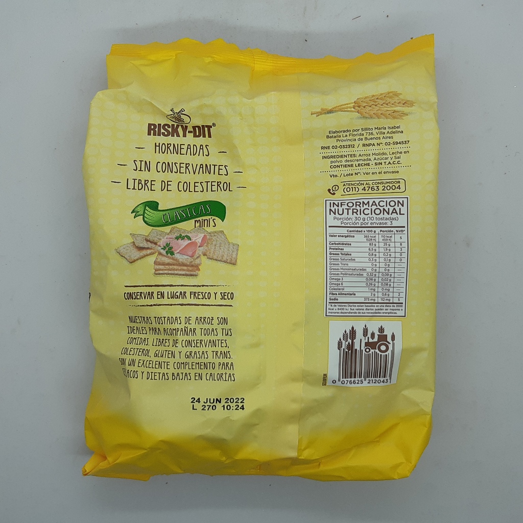 Risky Dit Tostadas minis Clasicas - Imagen 2
