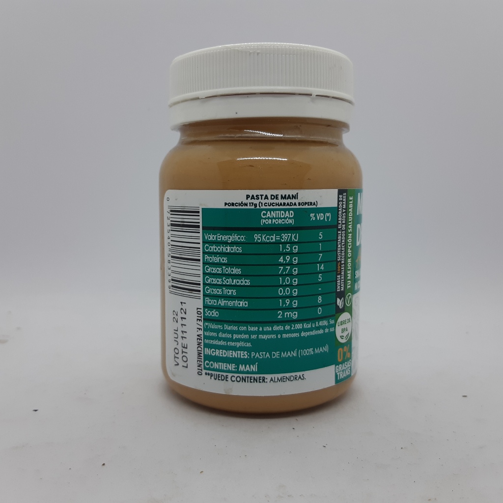 Byourfood Mantequilla natural s/endul - Imagen 2