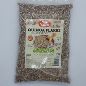 Yin Yang Quinoa Flakes Rojas precocidas