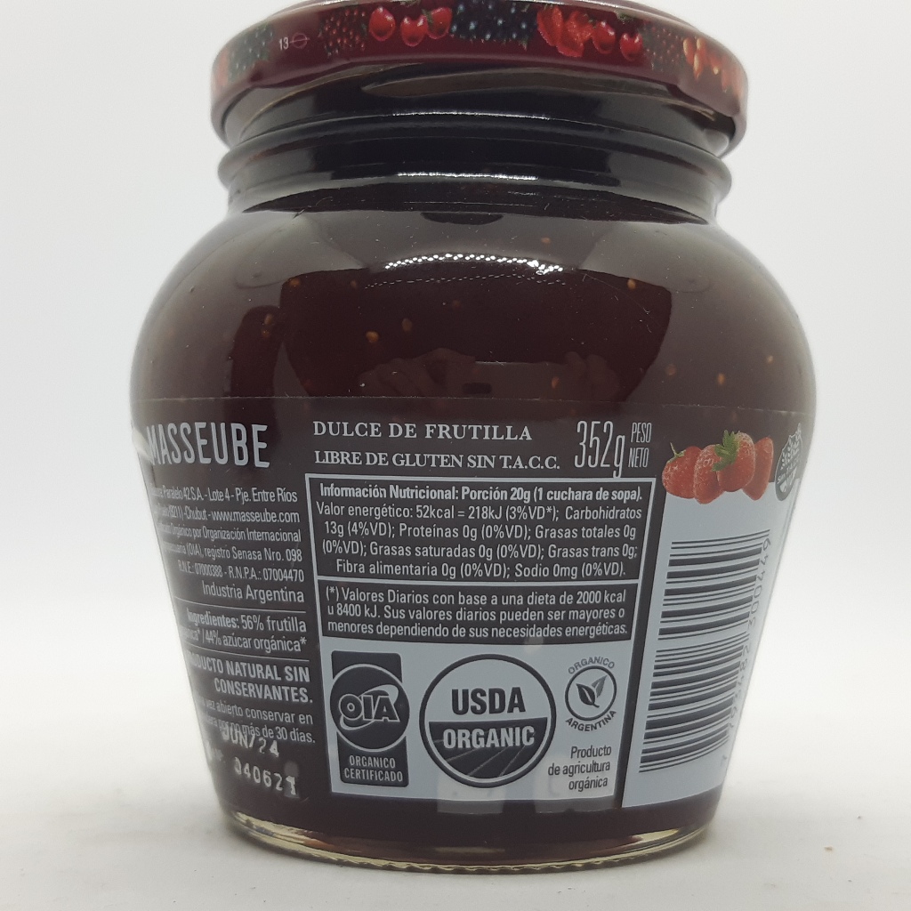 Masseube Frutilla Organico - Imagen 2