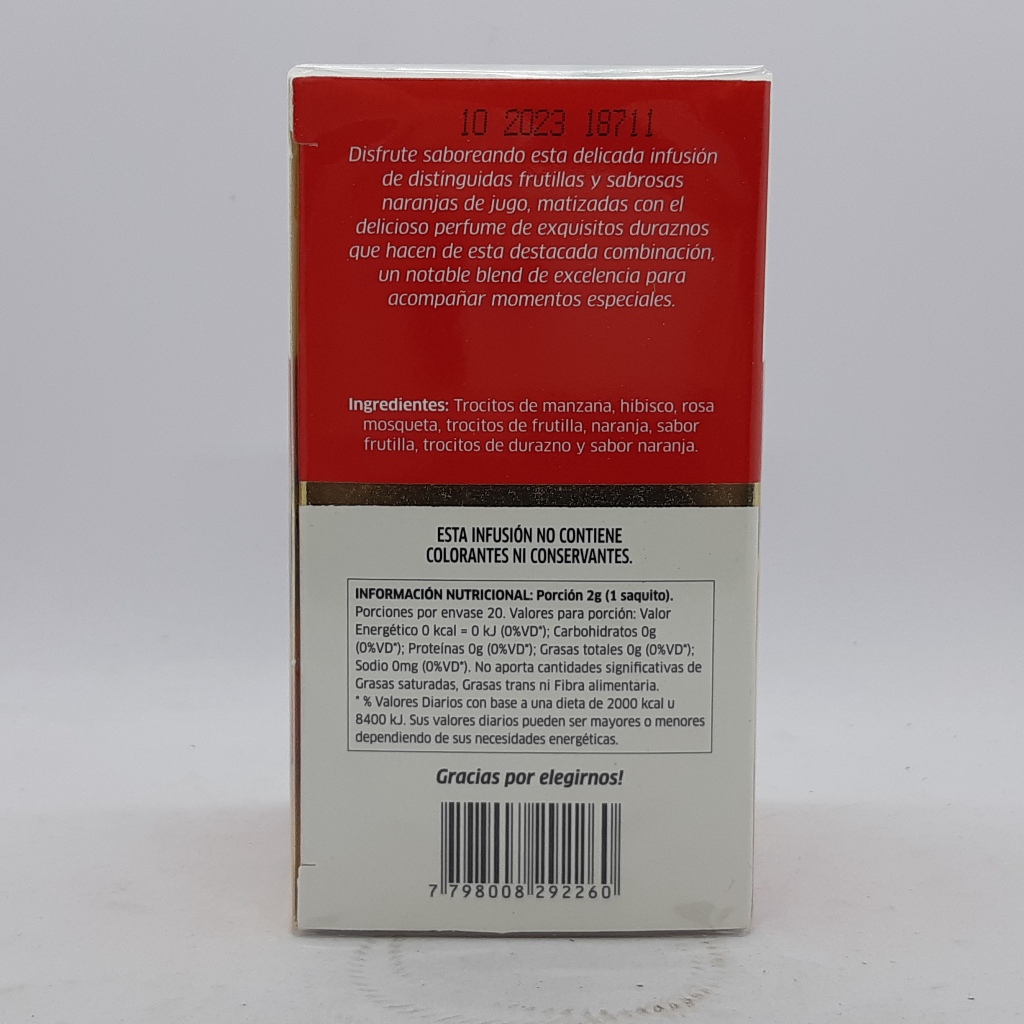 Saint Gottard Te Frutilla, Durazno y naranja - Imagen 2