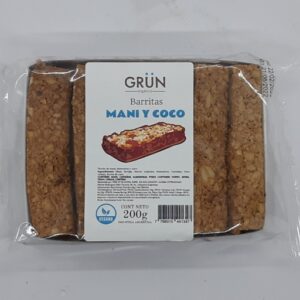 Grun Barritas Mani y Coco