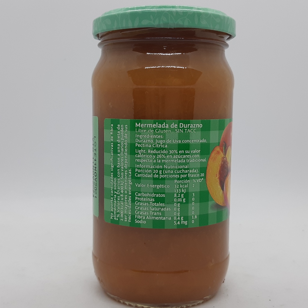 El Brocal Mermelada Durazno Light - Imagen 2