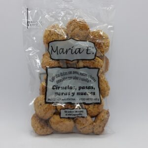 Maria E ciruelas, pasas, peras y nueces s/azucar