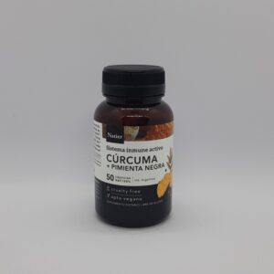 Natier Curcuma + Pimienta Negra capsulas