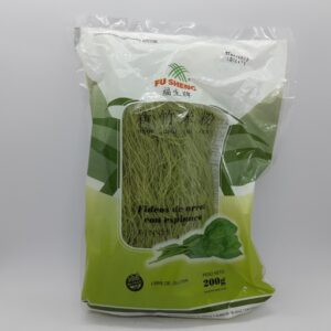 Fu Sheng Espinaca fideos de arroz