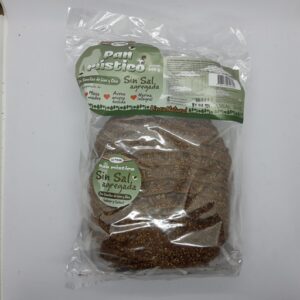Pan rustico lino y chia sin sal