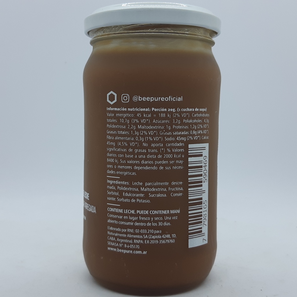 BeePure Dulce de Leche sin Azucar - Imagen 2