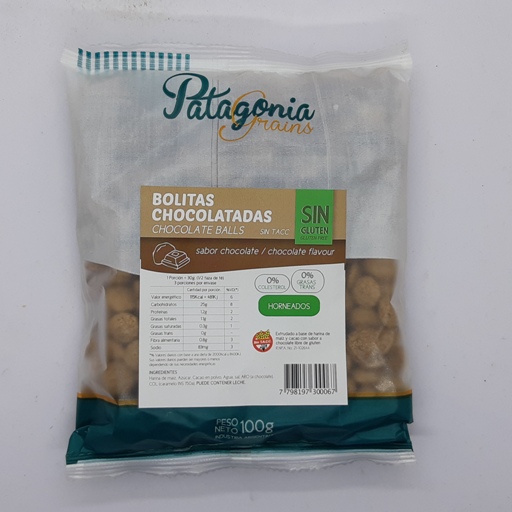 Patagonia Grains bolitas Chocolatadas