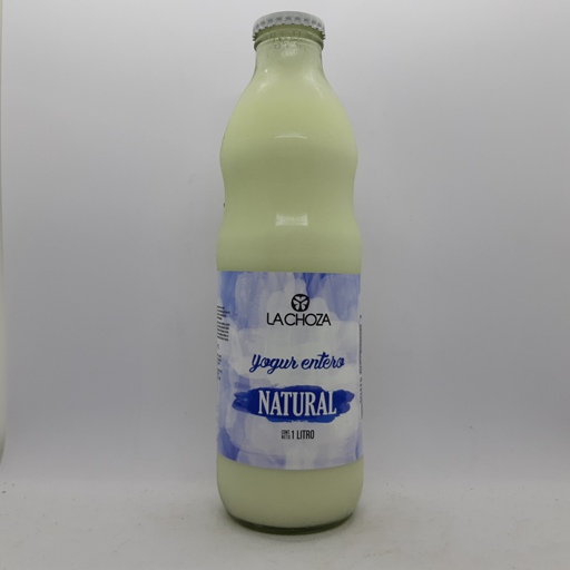 La choza Yogur entero Natural 1Lt