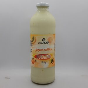 La choza Yogur entero Durazno 1Lt