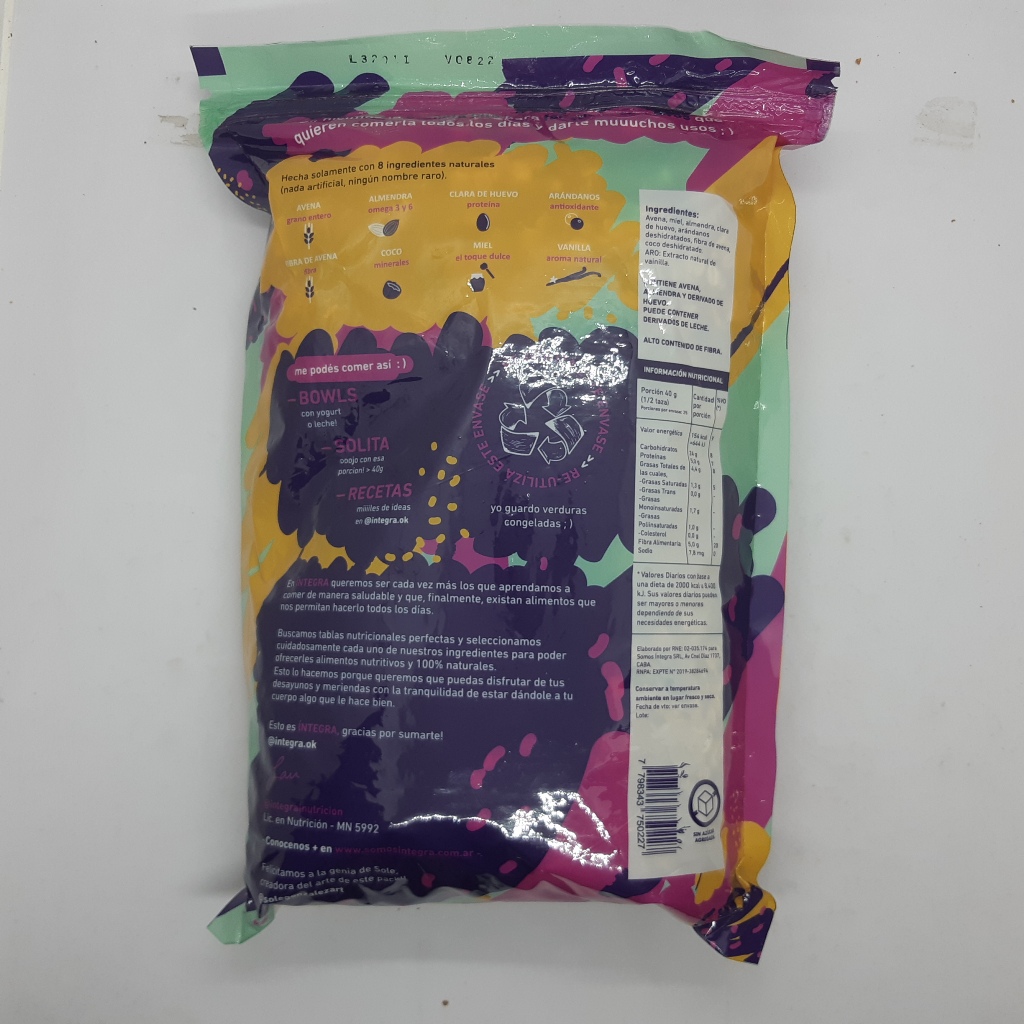 Integra Granola KILO Almedras - Imagen 2