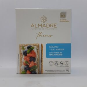 Almadre Thins Sesamo y Sal Marina