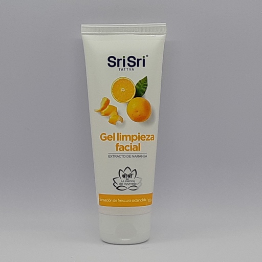 SriSri Gel limpieza facial ext naranja