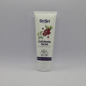 SriSri Exfoliante facial aloe vera, uva y limon