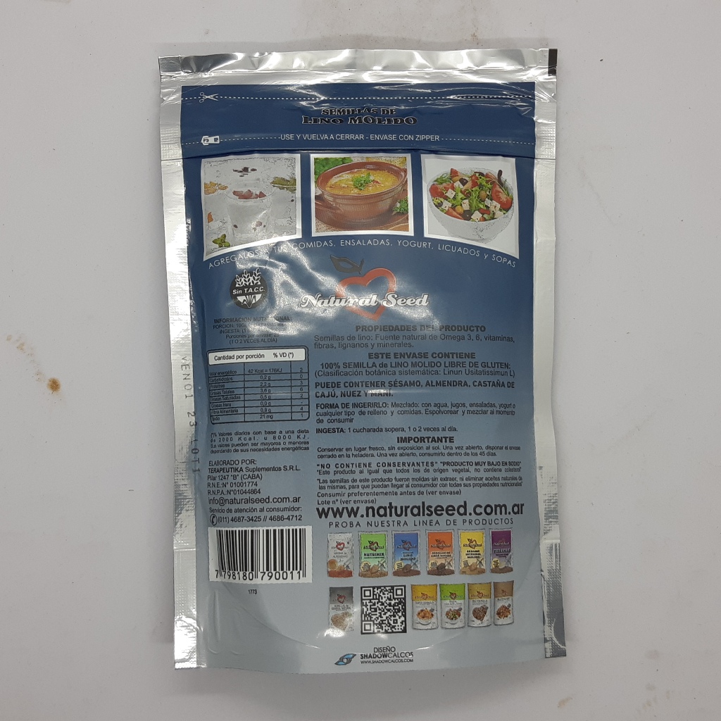Natural Seed Semillas de Lino Molido - Imagen 2
