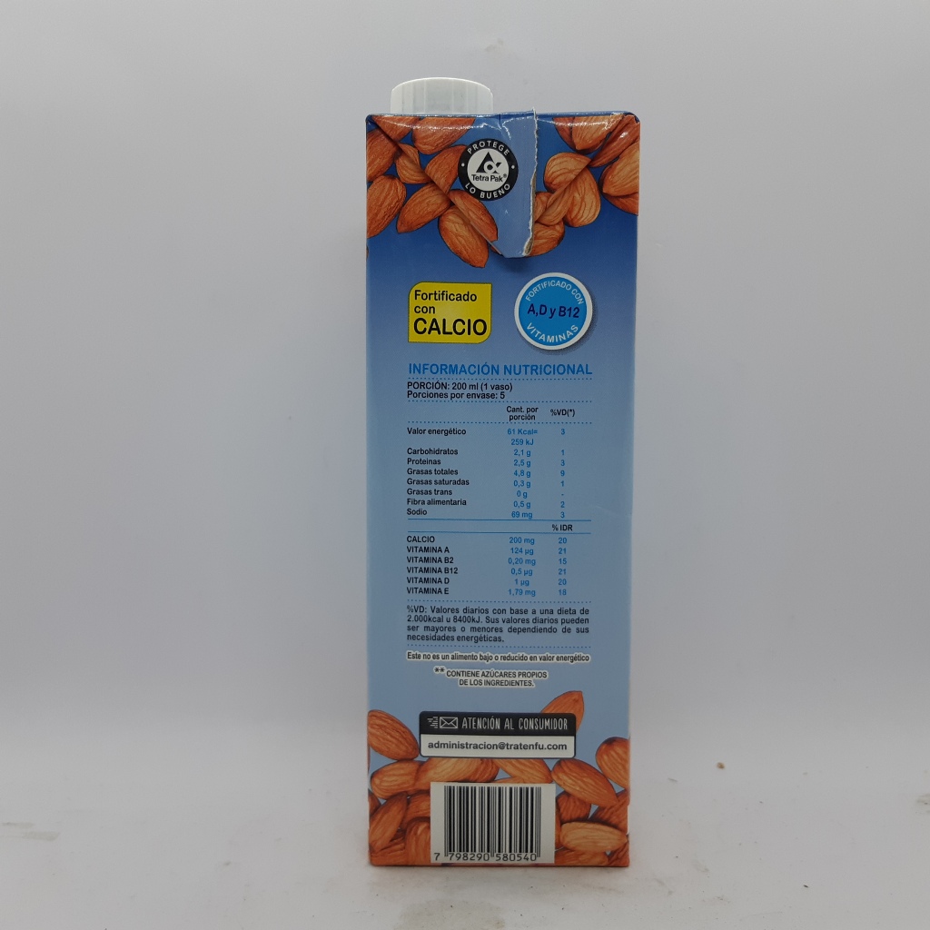 Tratenfu Leche Almendras original - Imagen 2