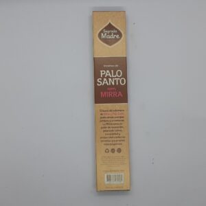 Alternative view of Sagrada Madre Sahumerio Palo Santo con mirra