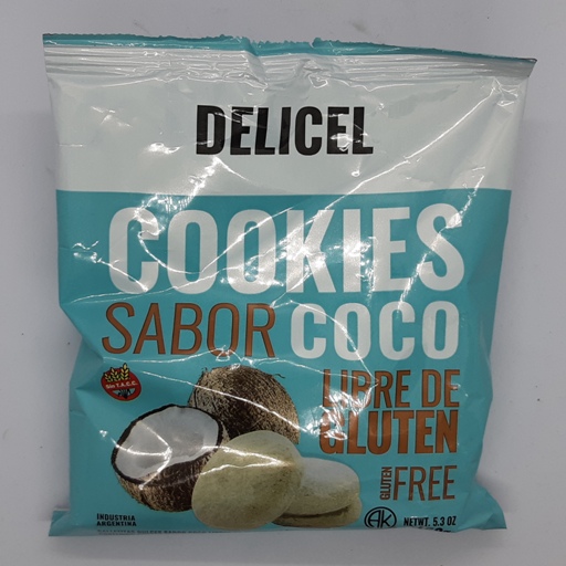 Delicel cookies coco 150grs