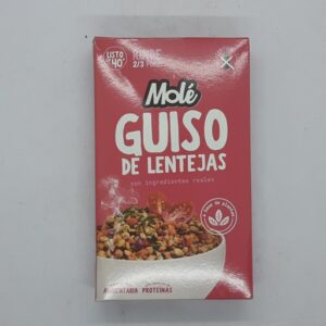 Mole Guiso de lentejas