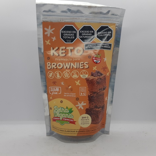Reina Vegana Keto premezcla Brownie