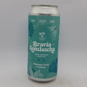 Bravia Kombucha Lata Manzana Verde y Cedron