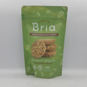 Bria Quinoa Cookies Avena & Quinoa Nuez pecan y banana