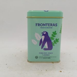 Fronteras Latita Yerba Mate Menta y Lavanda 110grs