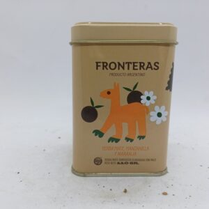Fronteras Latita Yerba Mate Manzanilla y Naranja 110grs