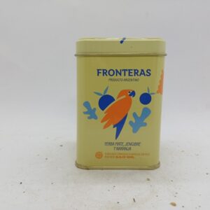 Fronteras Latita Yerba Mate Jengibre y Naranja 110grs - Imagen 2